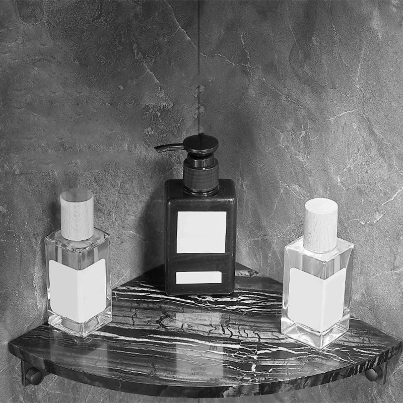 BowLift | Metal and marble bathroom accessories as a single piece or as a set in black