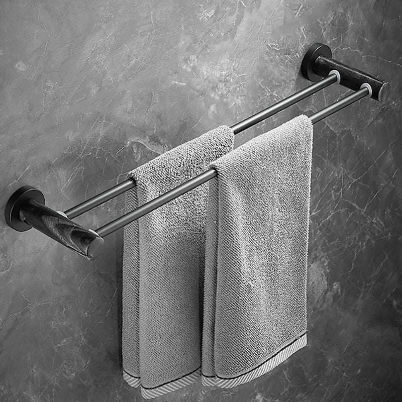 BowLift | Metal and marble bathroom accessories as a single piece or as a set in black