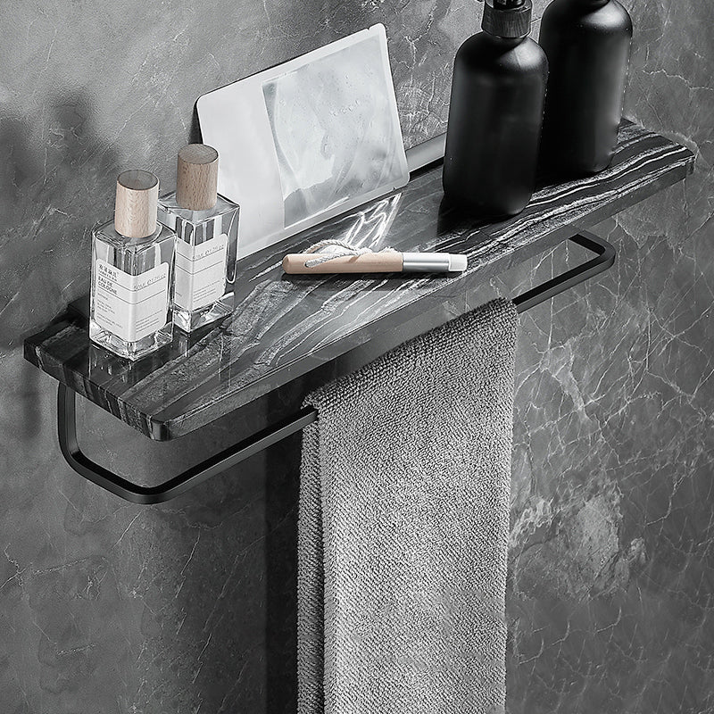 BowLift | Metal and marble bathroom accessories as a single piece or as a set in black