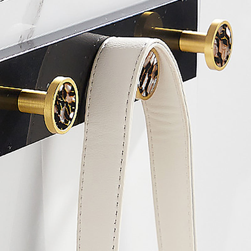 BowLift | Metal and Marble Bathroom Minimalist Accessory as a Single Piece or in a Set in Gold