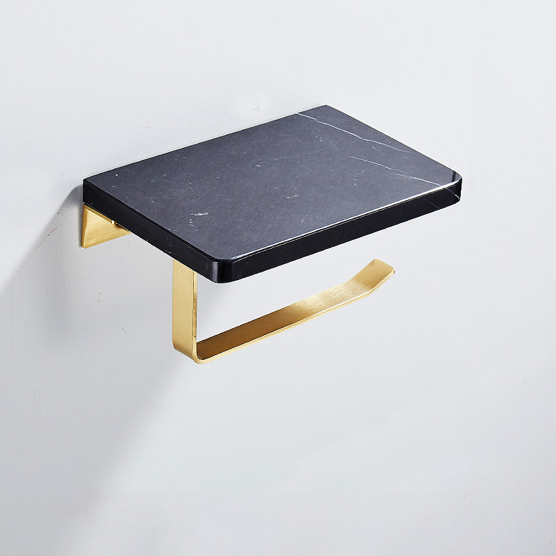 BowLift | Metal and Marble Bathroom Minimalist Accessory as a Single Piece or in a Set in Gold