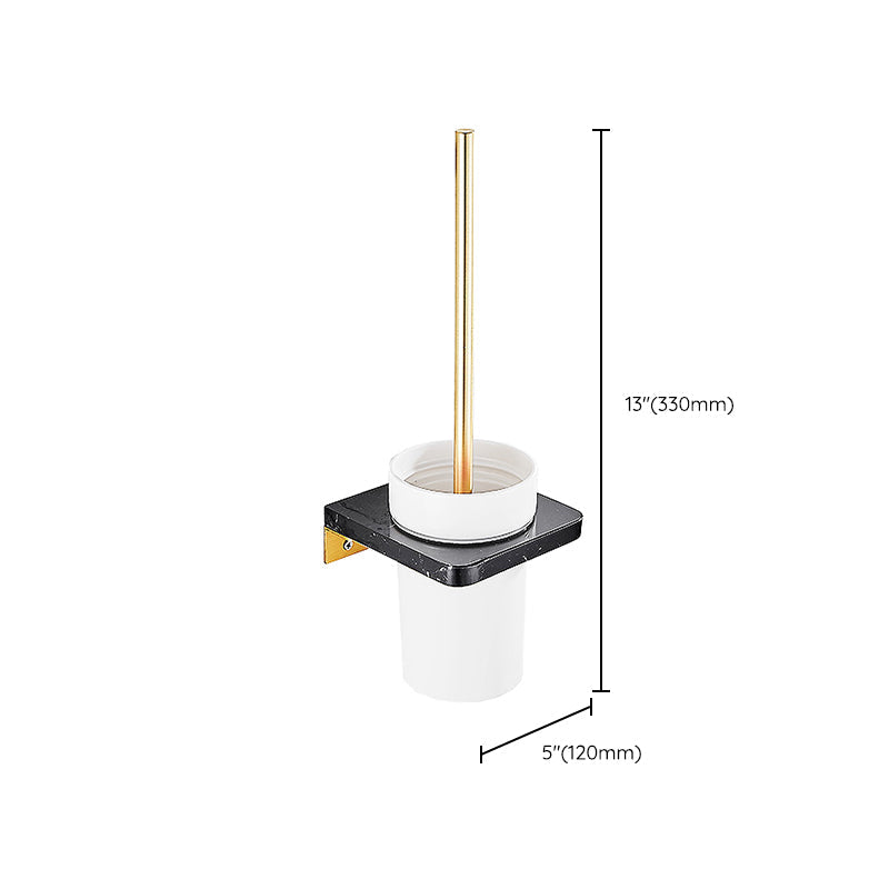BowLift | Metal and Marble Bathroom Minimalist Accessory as a Single Piece or in a Set in Gold