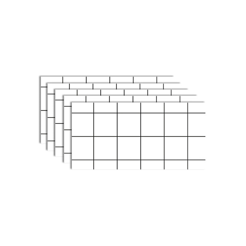BowLift | Modern 3D Peel and Stick Field Tiles Rectangular Peel and Stick Tiles