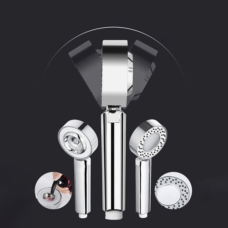 BowLift | Contemporary Wall Mounted Showerhead Combination Chrome Round Hand Shower