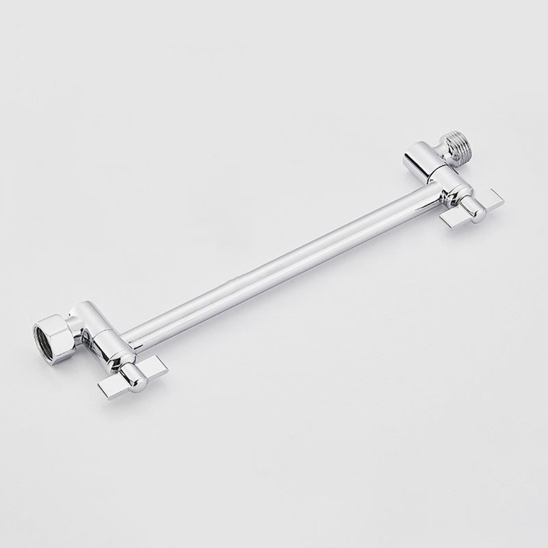 BowLift | Silver Square Fixed Shower Head Modern Style Wall Mounted Shower Head