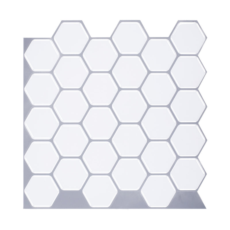 BowLift | Hexagon Wall Tile Fat-Resistant Steel and Kitchen Paper Wallpaper