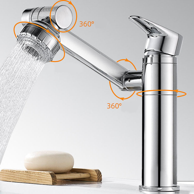 BowLift | Glam Style Faucet Single Handle Basin Mixer with Waterfall Spout