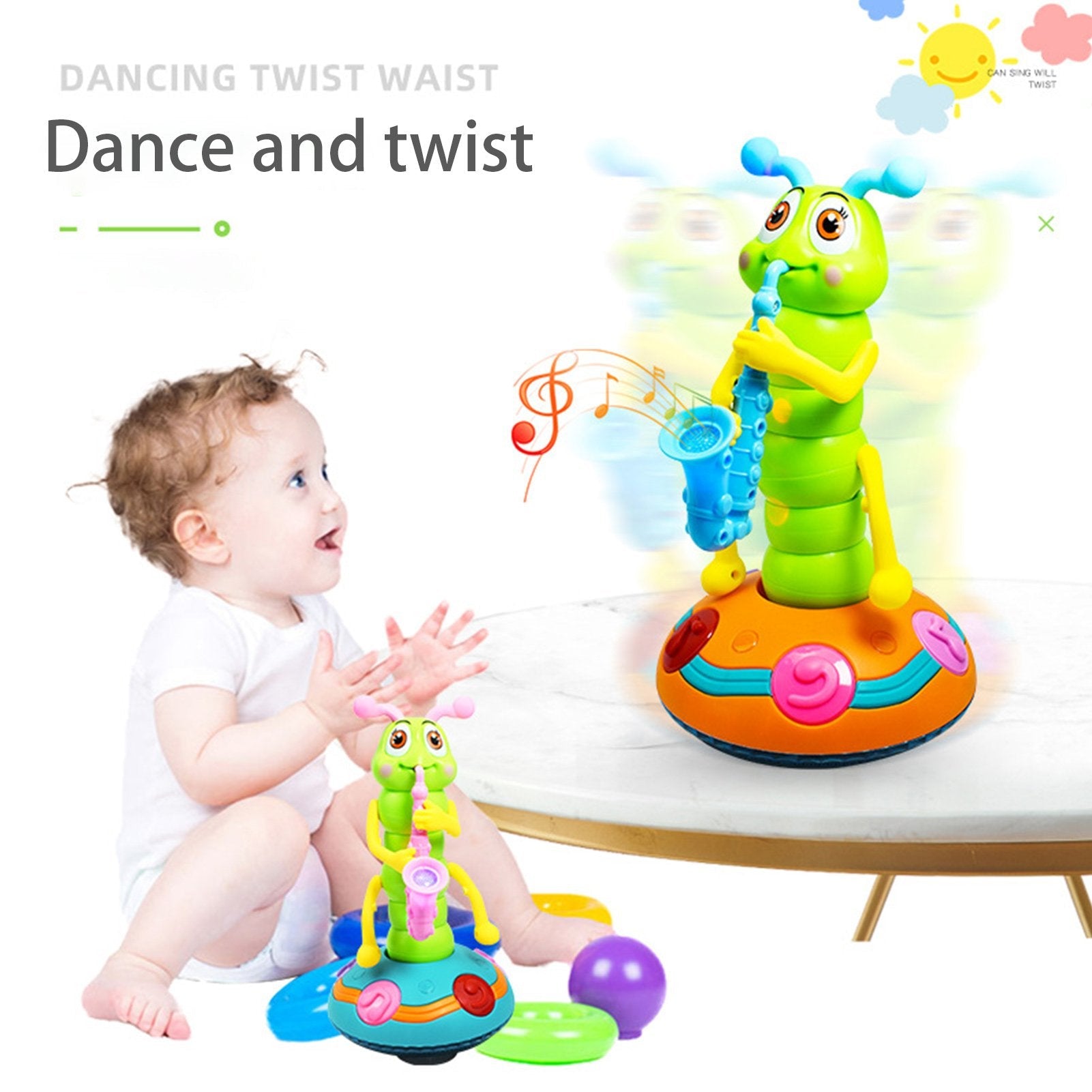BowLift | Dancing Saxophone Caterpillar-not included battery