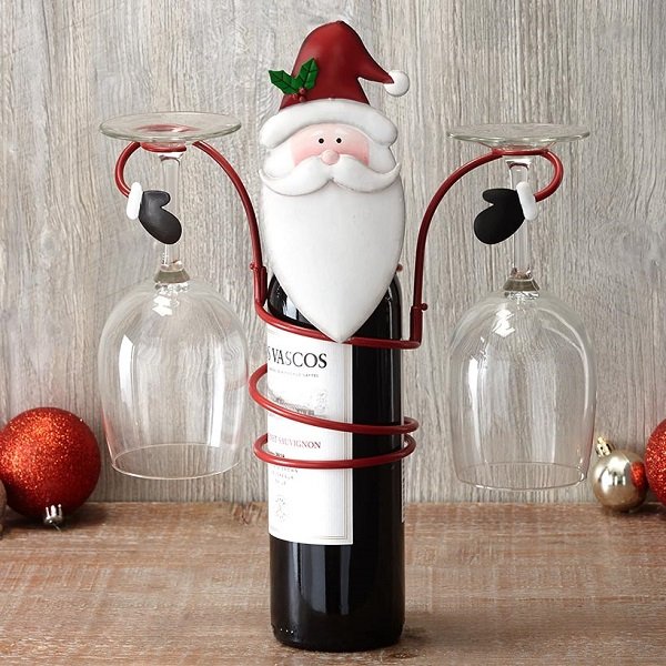 BowLift | Holiday Wine Bottle & Glass Holders - Christmas decoration