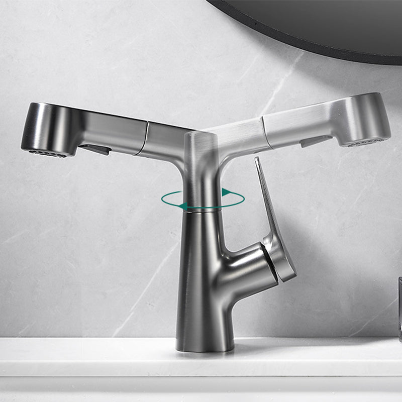 BowLift | Extendable Vessel Water Tap Modern Sink Faucet with a Lever Handle