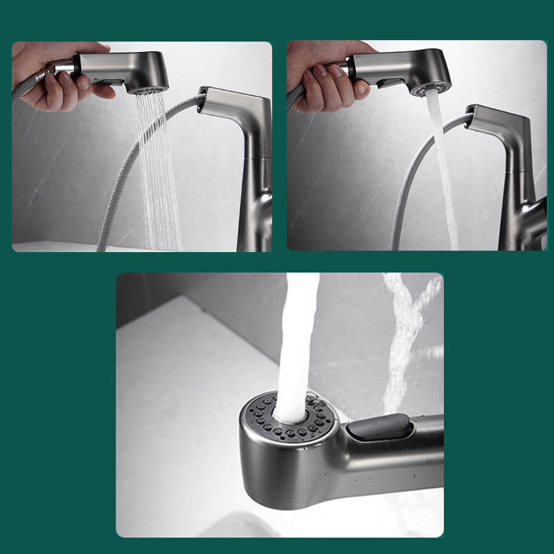 BowLift | Extendable Vessel Water Tap Modern Sink Faucet with a Lever Handle