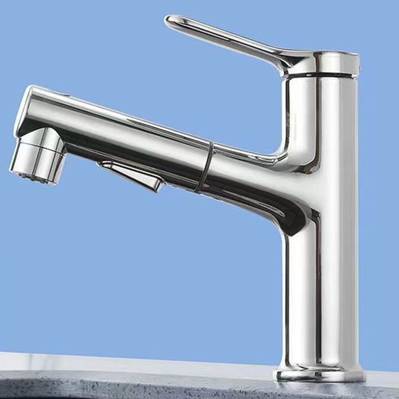 BowLift | Vessel Sink Faucet Contemporary Pull-out Tap with Swivel Spout