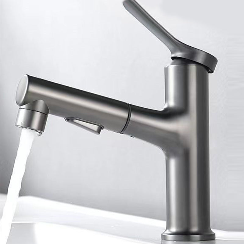 BowLift | Vessel Sink Faucet Contemporary Pull-out Tap with Swivel Spout