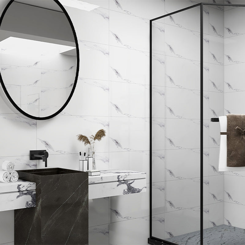 BowLift | Bathroom Mosaic Tile Marble Print Peel and Stick Backsplash Tile