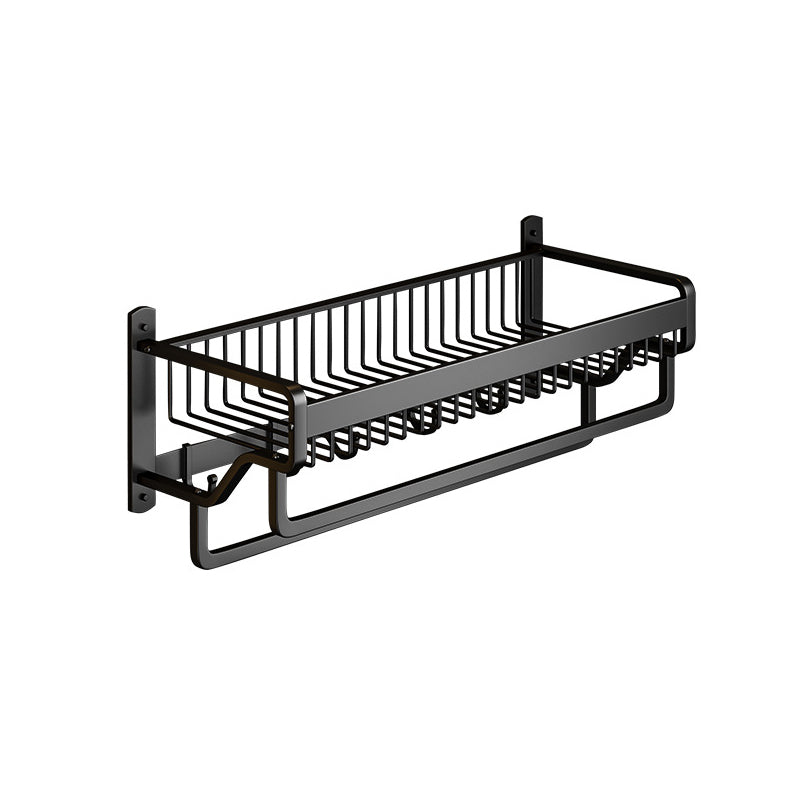 BowLift | Matt Black 2-piece modern bathroom accessories as a single item or as a set with bath shelf