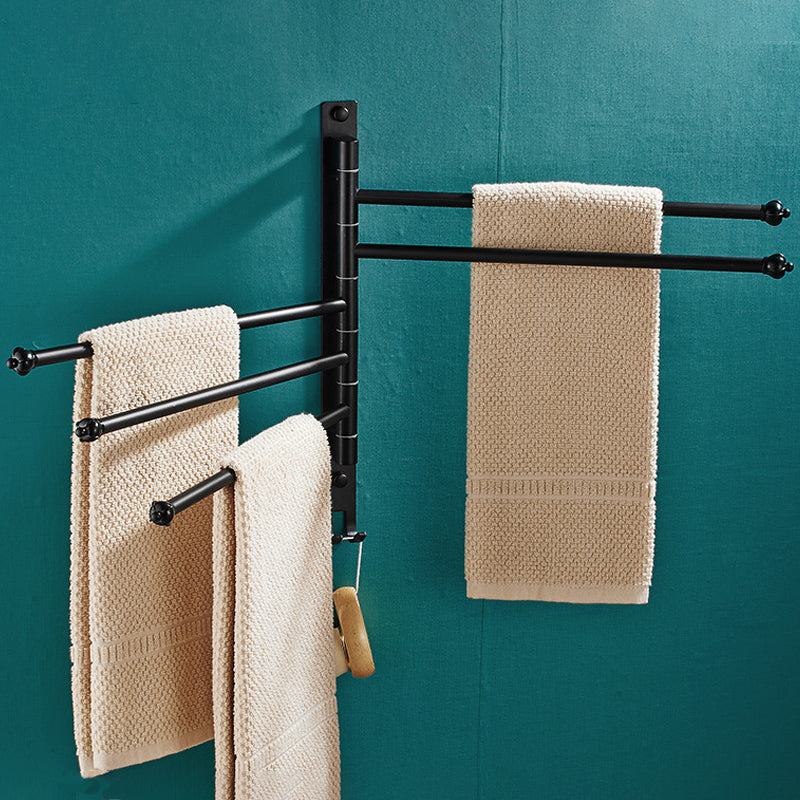 BowLift | 2-piece towel bar made of stainless steel Modern 13.6" B bathroom accessory set