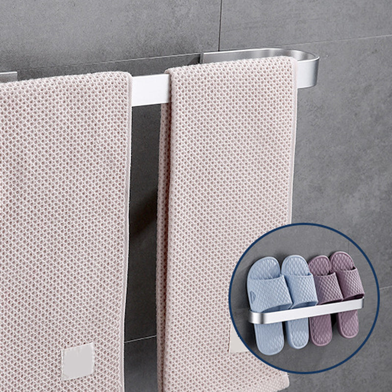 BowLift | Contemporary 2-piece bathroom accessory set aluminum stainless steel towel bar