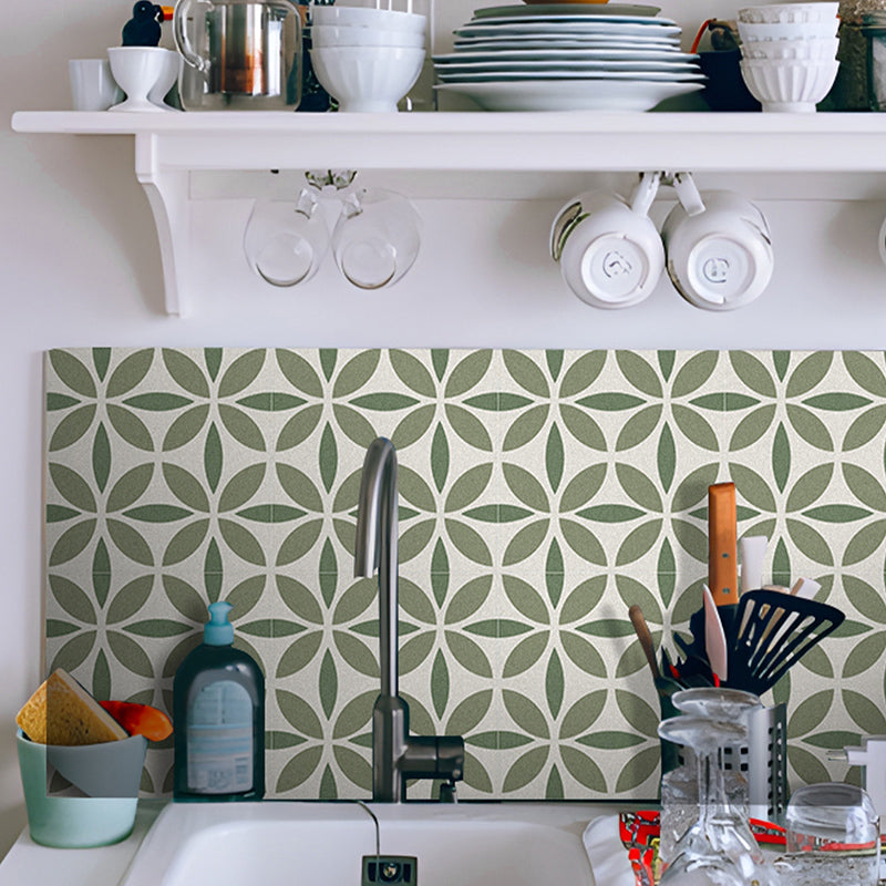 BowLift | Indoor Vinyl Tiles Flower Pattern Peel and Stick Waterproof Square Vinyl Tile