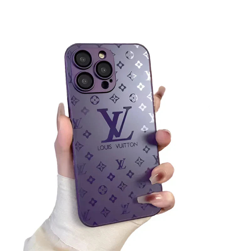 BowLift | Luxurious Louis Vuitton Frosted Matte Case for iPhone 13 / 14 / 15 Series