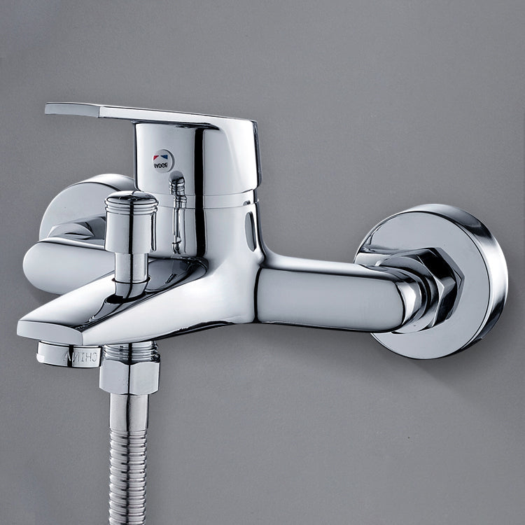 BowLift | Contemporary Wall-Mounted Bathroom Faucet Lever Handles 2-Hole Faucet Brass Faucet