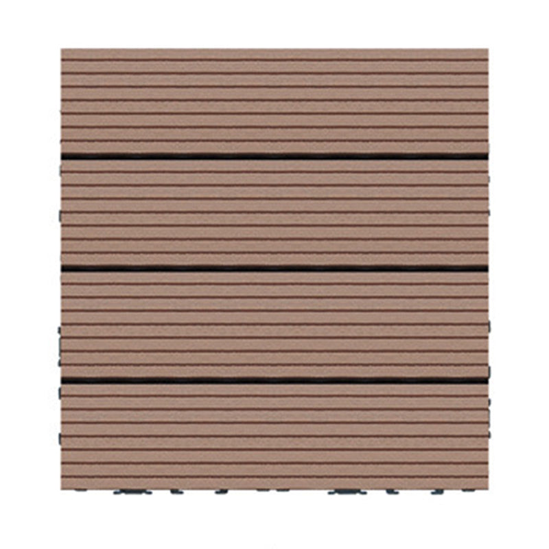 BowLift | Wire brushed wooden floor tiles Click-Lock engineered wood for patio garden