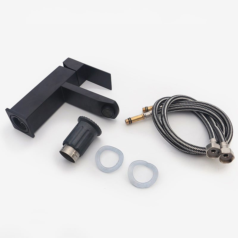 BowLift | Basic Centered Sink Faucet Monochrome Faucet Sink Bathroom Faucet