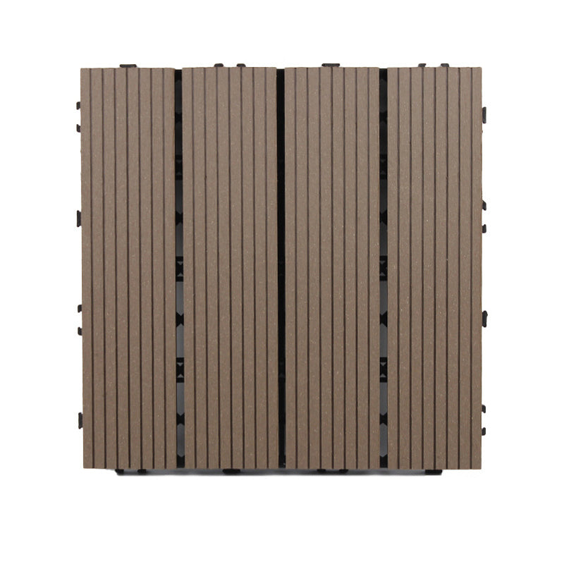 BowLift | Classic interlocking deck boards Solid color patio tiles