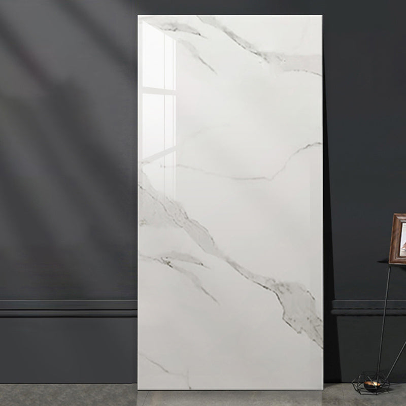 BowLift | Waterproof Bathroom Splash Protection Tiles Classic Marble Peel and Stick Splash Protection Tiles