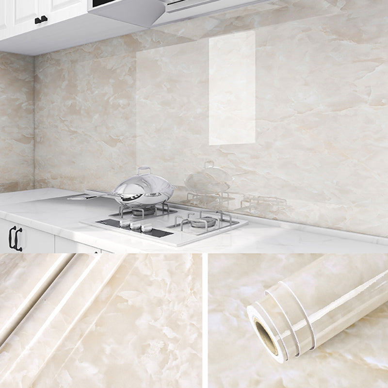 BowLift | Contemporary waterproof single tile marble print peel and stick bathroom backsplash tile