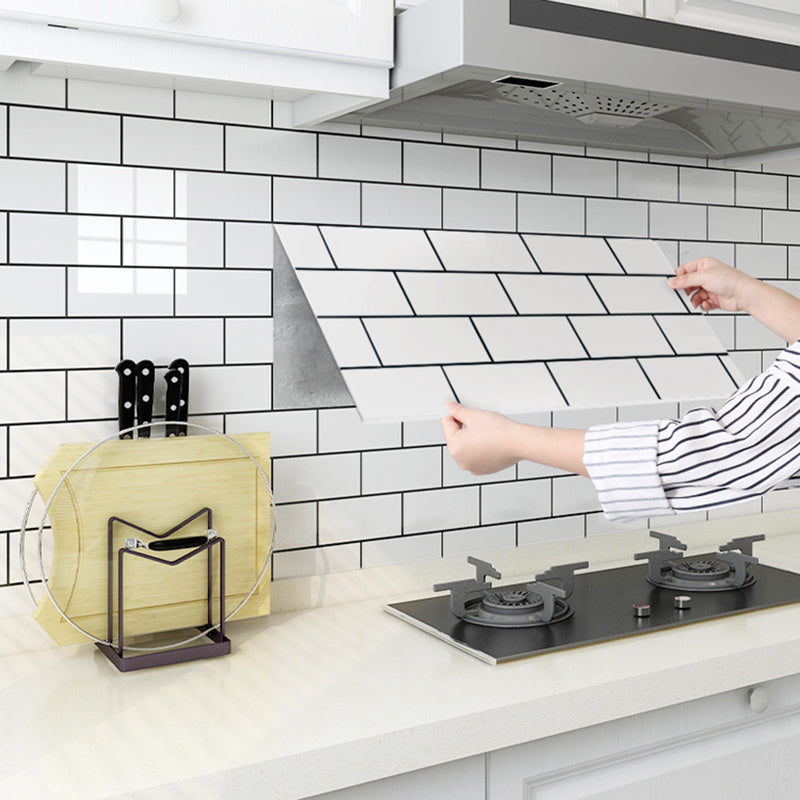 BowLift | Classic Kitchen Back Wall Tiles Plaid Pattern Self-Adhesive Back Wall Tiles