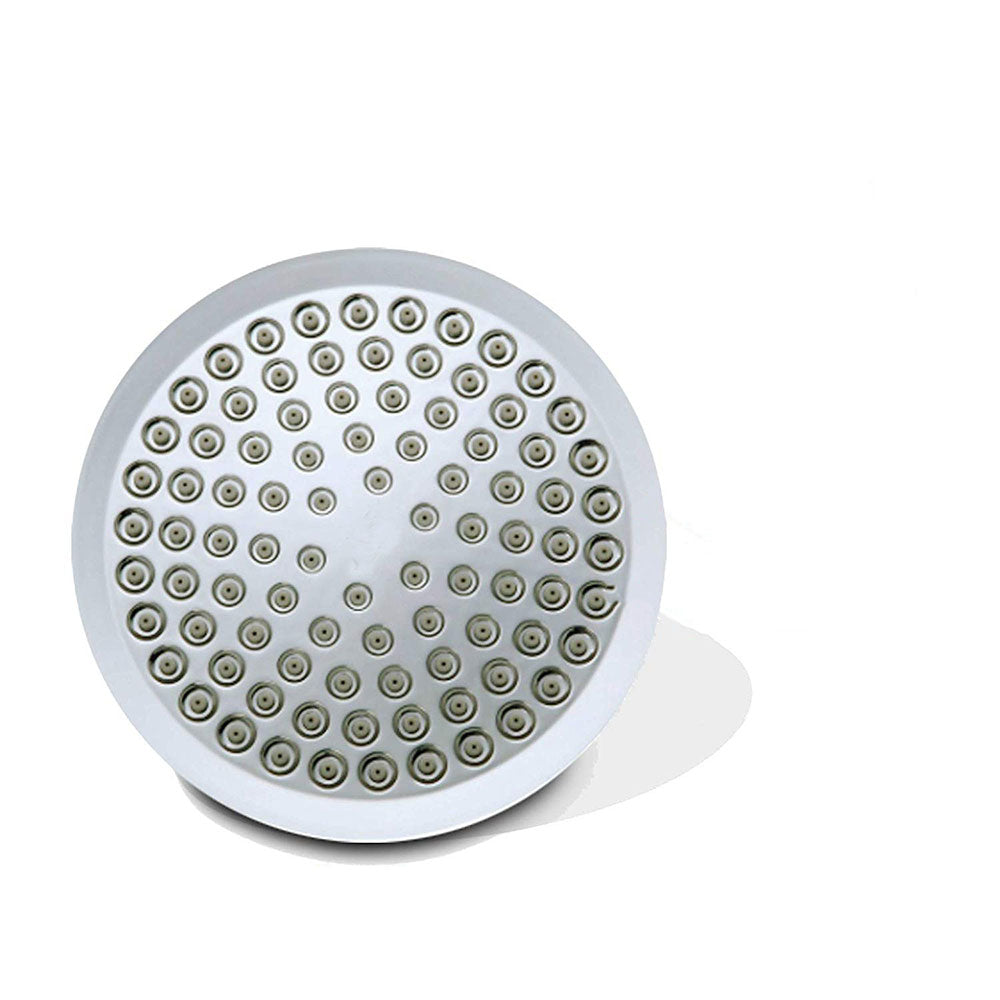 BowLift | Contemporary Fixed Shower Head Round Metal Spray Head in Silver