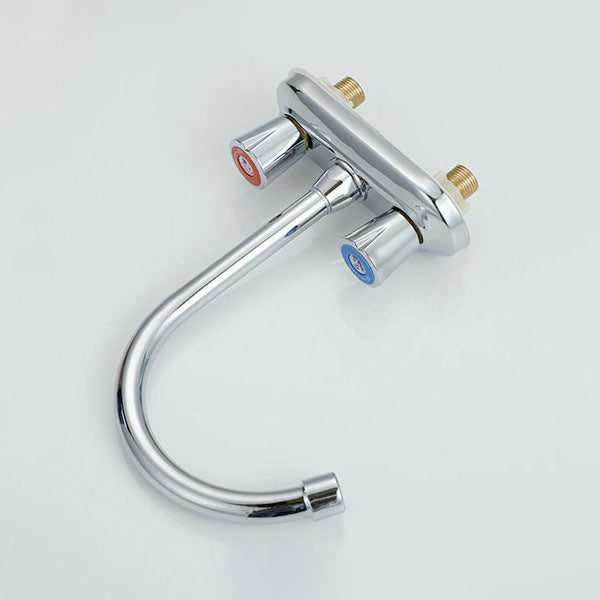 BowLift | Knob Handle Central Mixer Contemporary Design Basin Faucet 2-Hole Faucet for the Bathroom