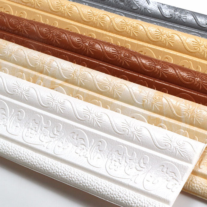 BowLift | Modern Baseboards 3D Embossing Baseboard PVC Stereo Base Set of 1