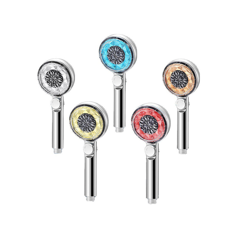 BowLift | Contemporary Handheld Showerhead Round Filter Ball Spray Head With Digital Display