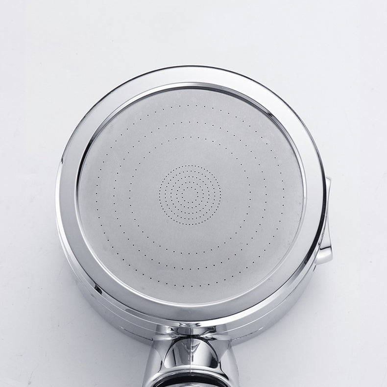 BowLift | Contemporary Handheld Showerhead Round 3 Setting Sprayhead in Silver