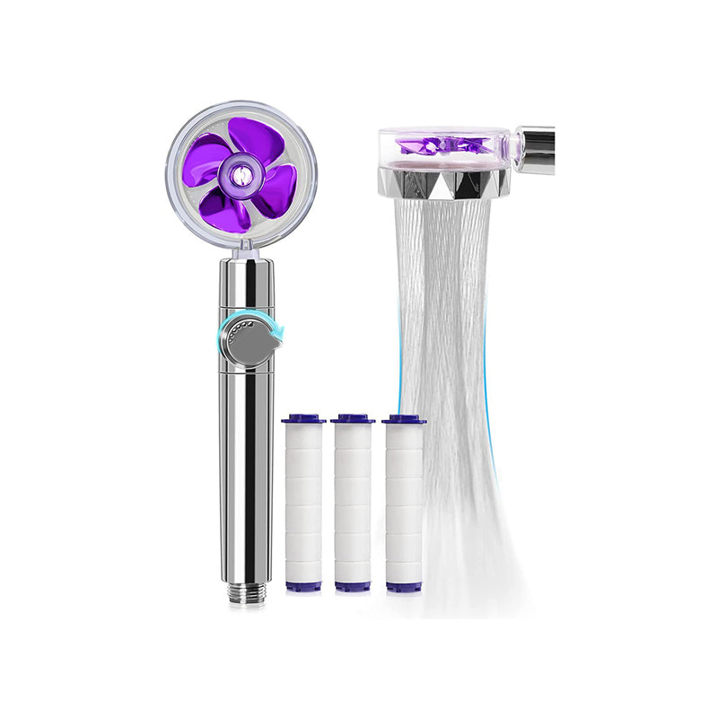 BowLift | Contemporary Handheld Supercharged Showerhead Round 3 Adjustment Spray Head