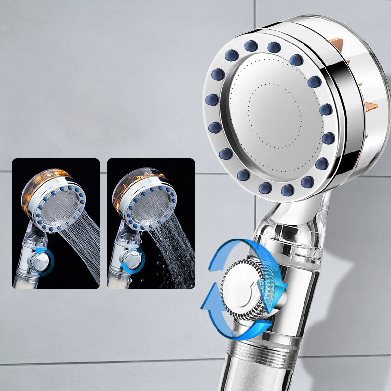 BowLift | Contemporary Handheld Supercharged Showerhead Round Turbo Spray Head
