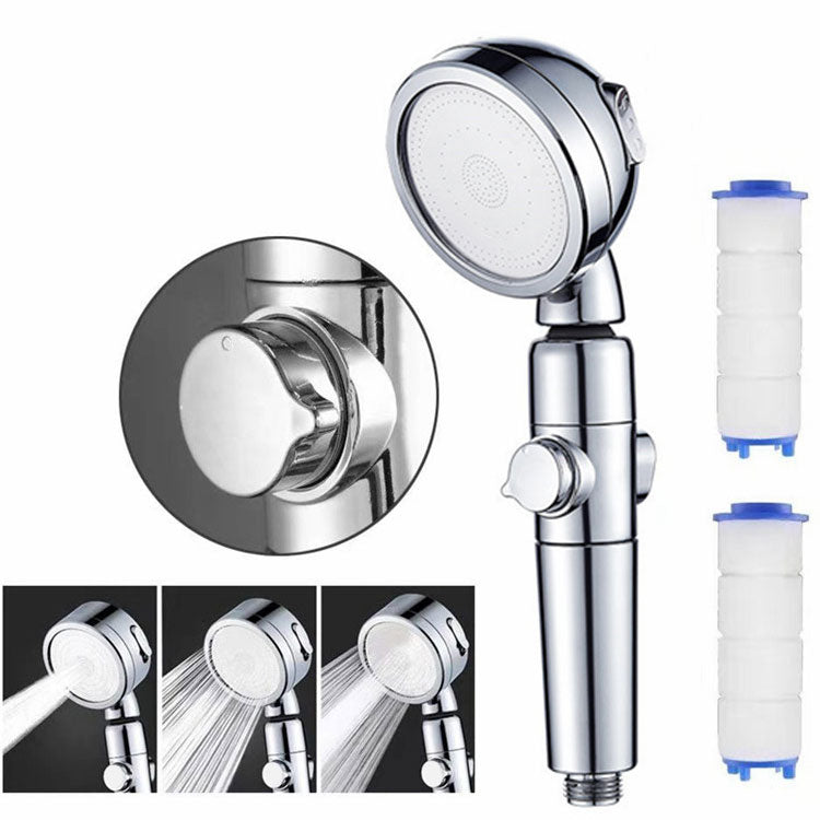 BowLift | Modern Handheld Supercharged Showerhead Round 3 Settings Spray Head