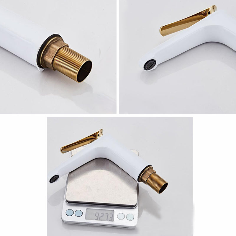 BowLift | Light Luxury Sink Faucet 6.69" H Modern Brass Sink Faucet