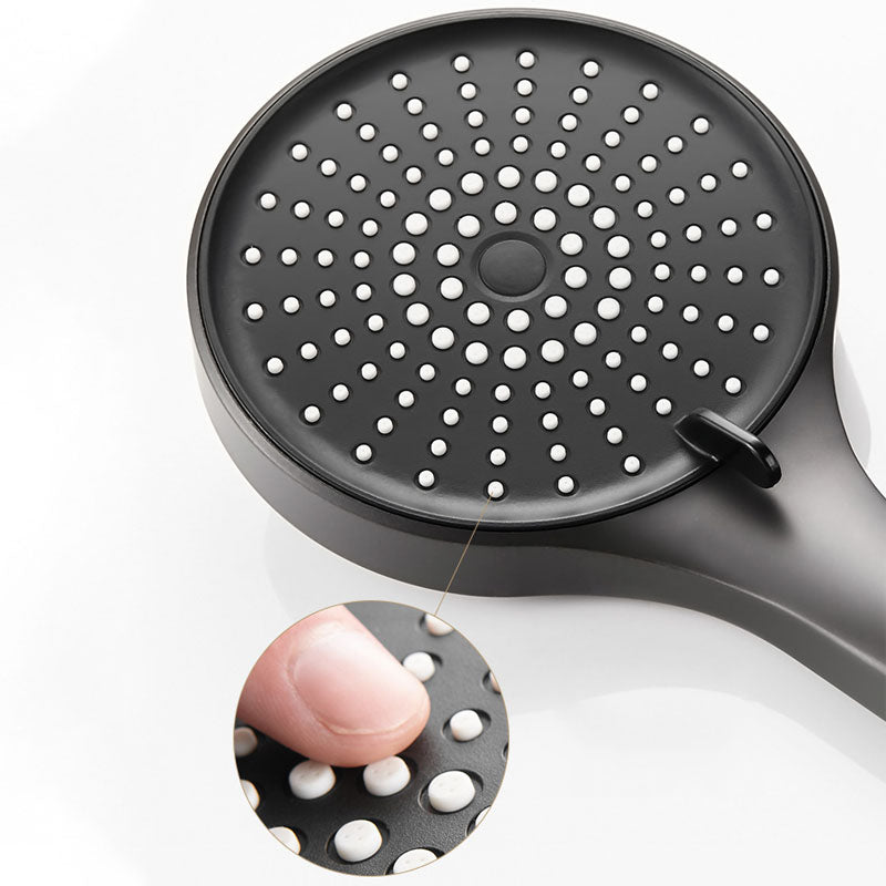 BowLift | Plastic Handheld Shower Head Round Handheld Showerhead with Self-Cleaning