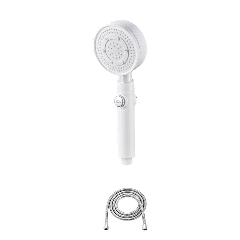 BowLift | Contemporary Hand Shower Plastic Round Hand Shower with Self-Cleaning