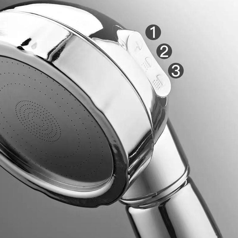 BowLift | Contemporary Shower Combination Hand Shower Plastic Wall Mount Round Shower Head Combination