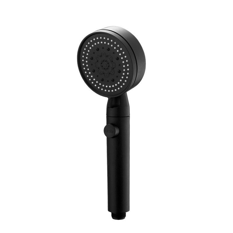 BowLift | Contemporary Shower Head Combo Hand Shower Plastic Wall Mount Black Shower Head