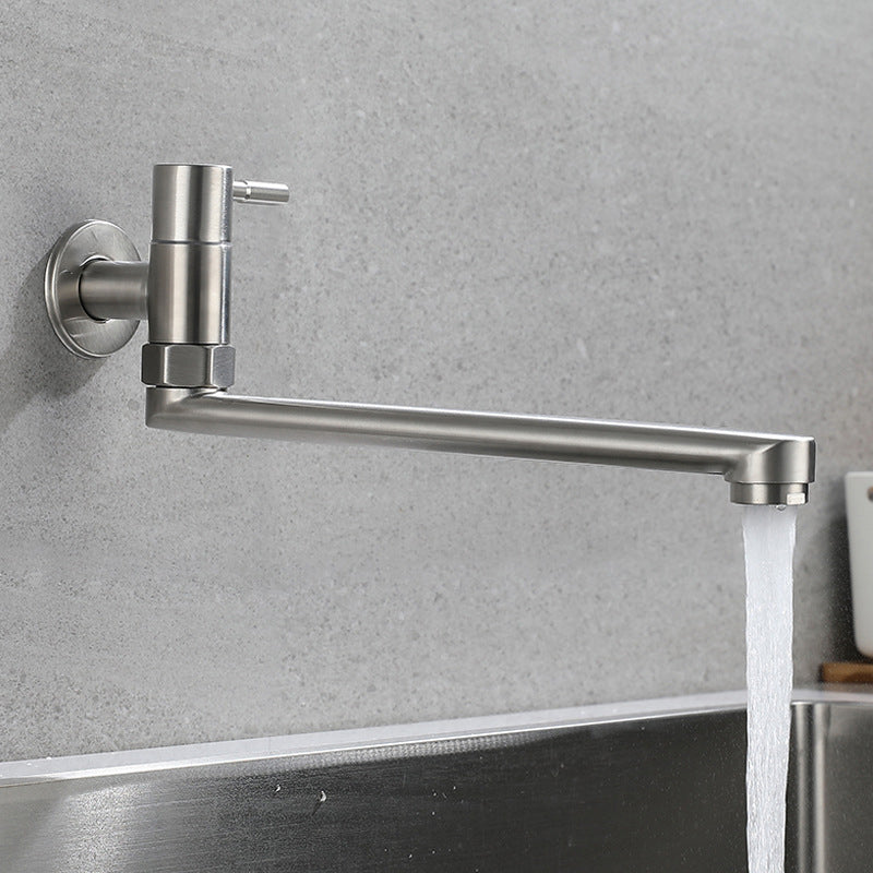 BowLift | Kitchen faucet pot filling valve single handle swivel stainless steel kitchen faucet
