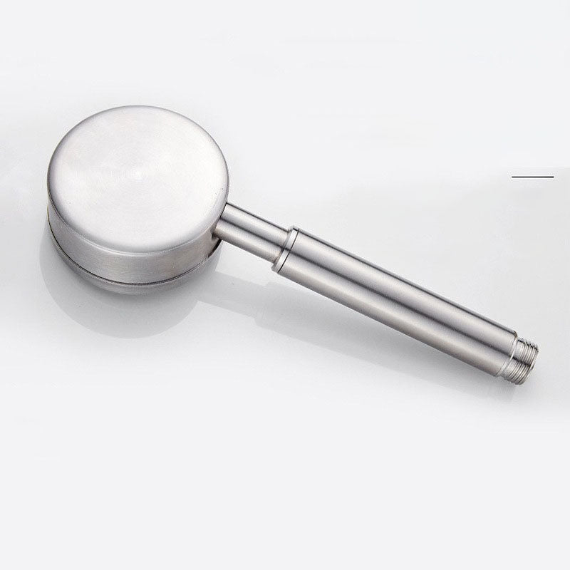 BowLift | Classic Shower Head Round Metal Handheld Shower Head in Silver