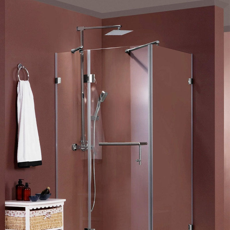 BowLift | Showerhead Square Wall Mounted Rain Spray Stainless Steel Showerhead