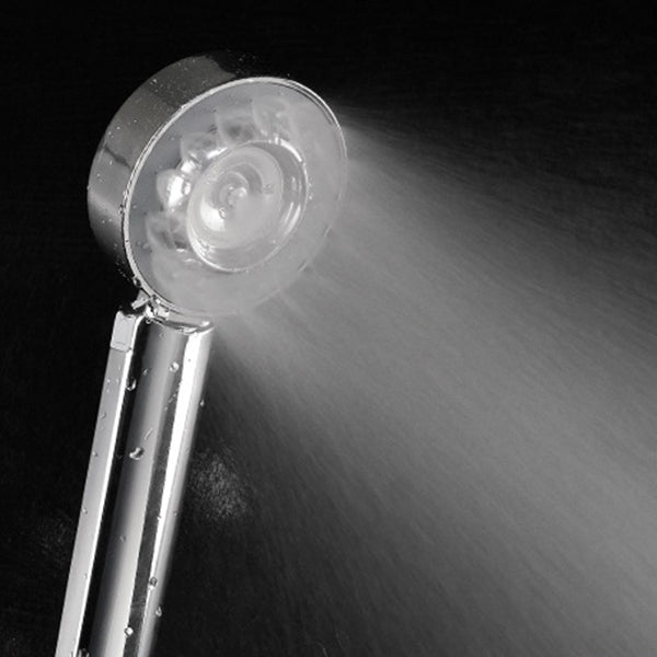 BowLift | Metal Shower Heads Round Handheld Adjustable Shower Heads with Self-Cleaning
