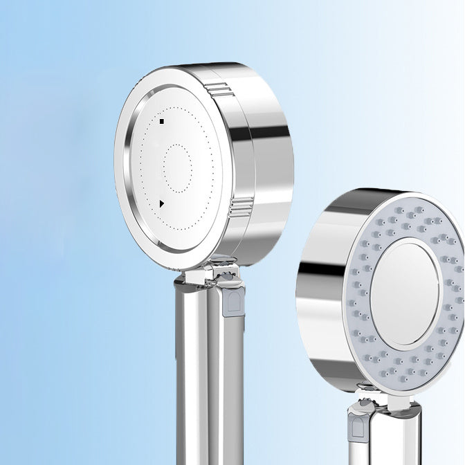 BowLift | Metal Shower Heads Round Handheld Adjustable Shower Heads with Self-Cleaning