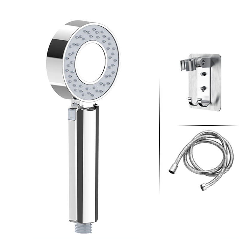 BowLift | Metal Shower Heads Round Handheld Adjustable Shower Heads with Self-Cleaning
