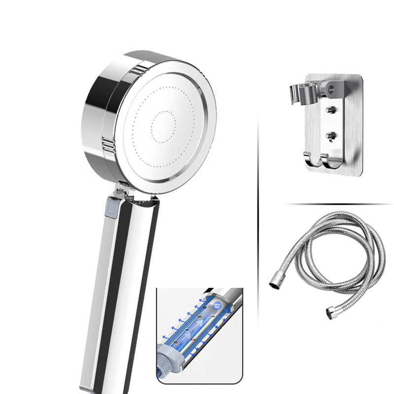 BowLift | Metal Shower Heads Round Handheld Adjustable Shower Heads with Self-Cleaning
